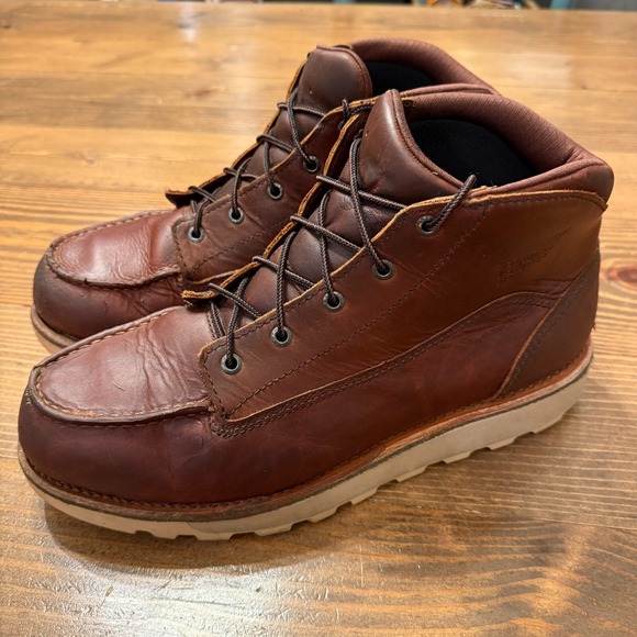 Red Wing‎ 1221 Traction Tred Lite Chukka Boot Brown Leather Men's 13 D Soft Toe - Picture 1 of 11